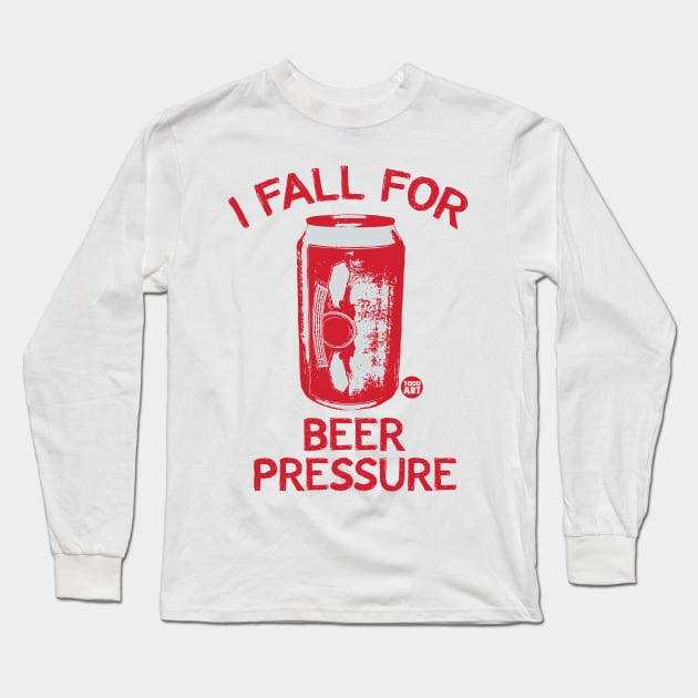 beer pressure Long Sleeve T-Shirt by toddgoldmanart